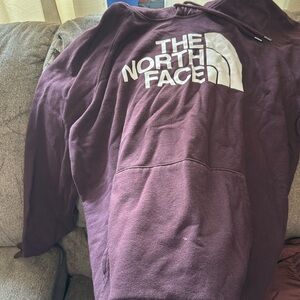 The North Face sweater deep purple